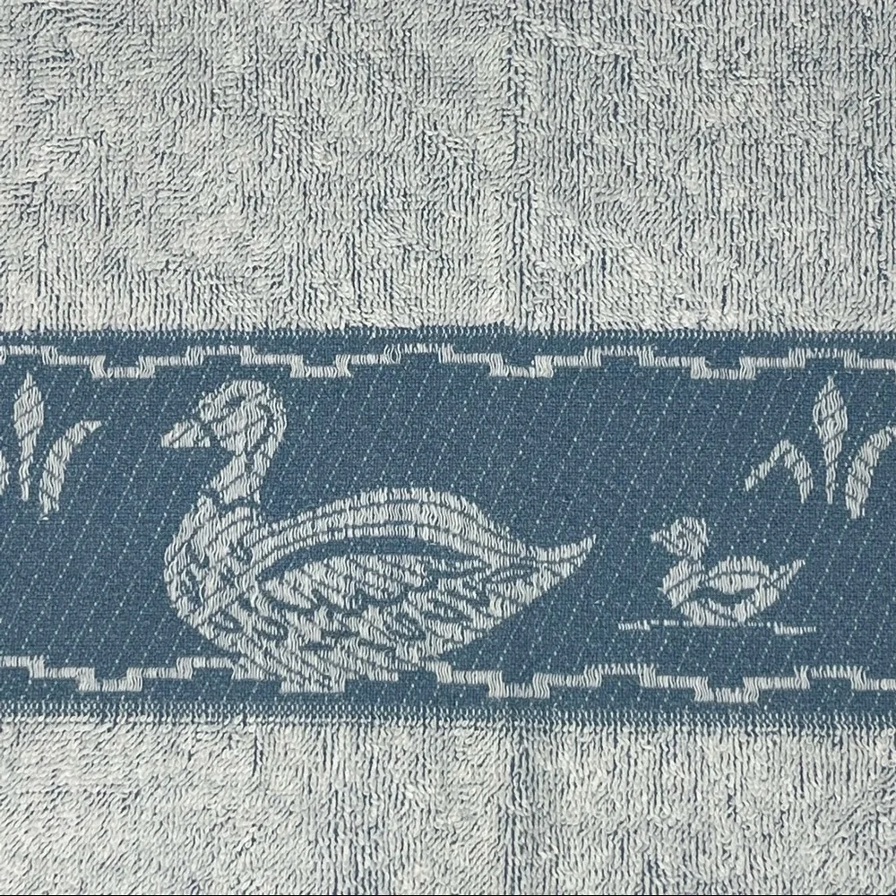 Vintage Cannon Mama And Baby Duck Bath Towels